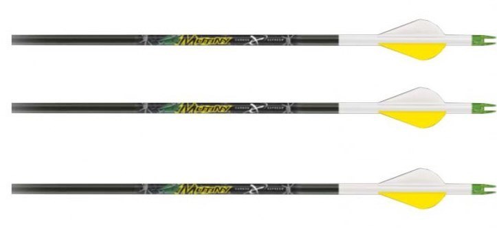 стрелы для лука карбоновые carbon express mutiny 350 blazer vanes (6 шт) MIXHUNT.RU