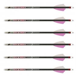 Стрелы для лука карбоновые Maxima Hunter 350 Fusion vanes (6 шт.)