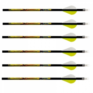Стрелы для лука карбоновые Carbon Express Mayhem 250 Blazer Vanes (12 шт)
