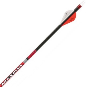 Стрела для лука карбоновая Carbon Express Maxima Red 350 Blazer Vanes