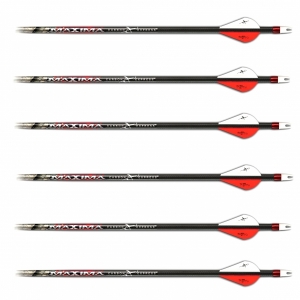 Стрелы для лука карбоновые Maxima Hunter 250 Fusion vanes (6 шт)
