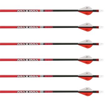 Стрелы для лука карбоновые Carbon Express Maxima Red 250 (6 шт.)